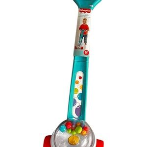 Fisher-Price Vibrant Push Toy with Red and Blue